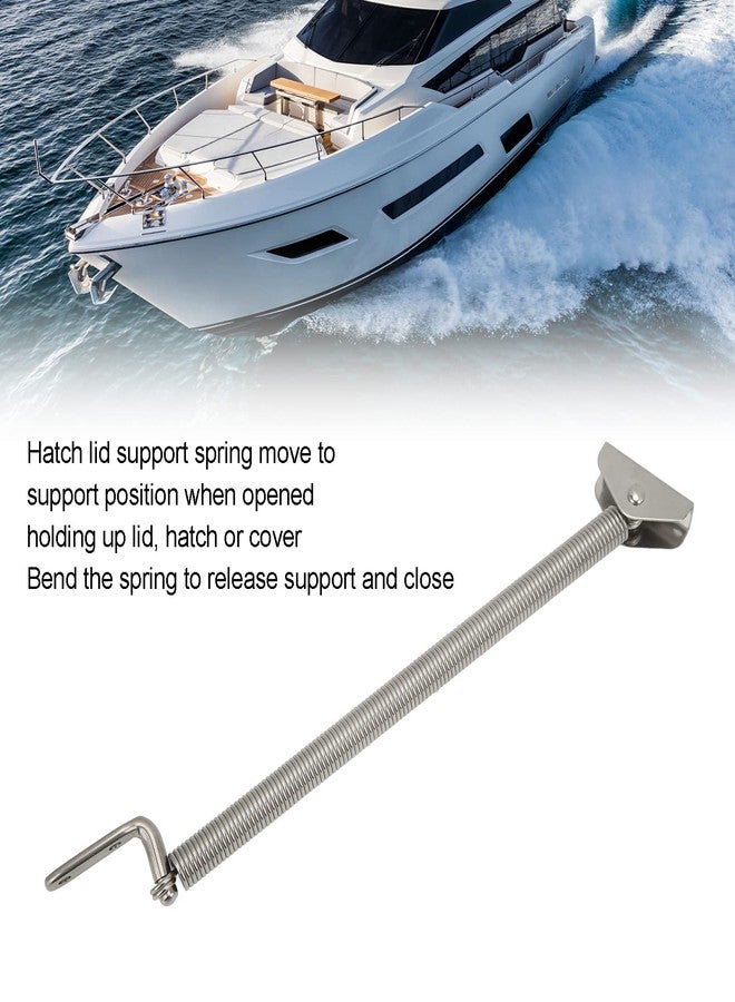 Aramox Marine Spring Hatch Holder,10‑1/4in Heavy Duty Stainless Steel Spring Hatch Holder Hatch Lid Support Spring for Boat Ship Yacht(2913S) - Image 4