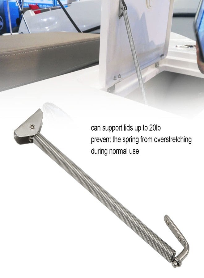 Aramox Marine Spring Hatch Holder,10‑1/4in Heavy Duty Stainless Steel Spring Hatch Holder Hatch Lid Support Spring for Boat Ship Yacht(2913S) - Image 3