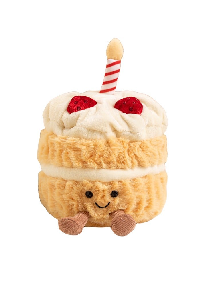 general Jellycat birthday gift cake doll plush toy cute holiday gift suitable for children's birthday, holiday gifts, home decoration (20cm) - Image 1