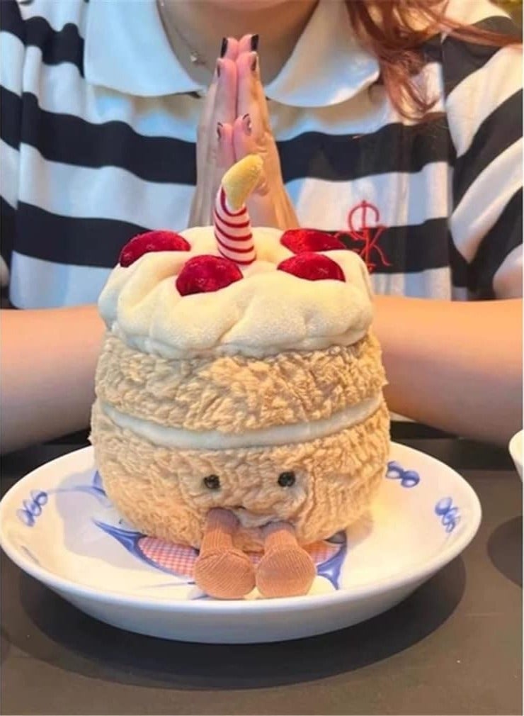 general Jellycat birthday gift cake doll plush toy cute holiday gift suitable for children's birthday, holiday gifts, home decoration (20cm) - Image 2