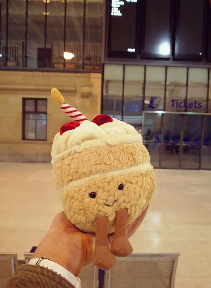 general Jellycat birthday gift cake doll plush toy cute holiday gift suitable for children's birthday, holiday gifts, home decoration (20cm) - Image 3