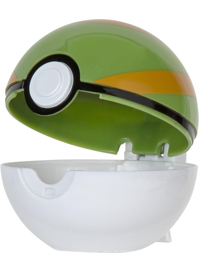 Pokemon Pokémon Set-2-Inch Bulbasaur Battle Figure with Clip ‘N’ Go with Nest Ball and Pokéball Accessories - Image 3