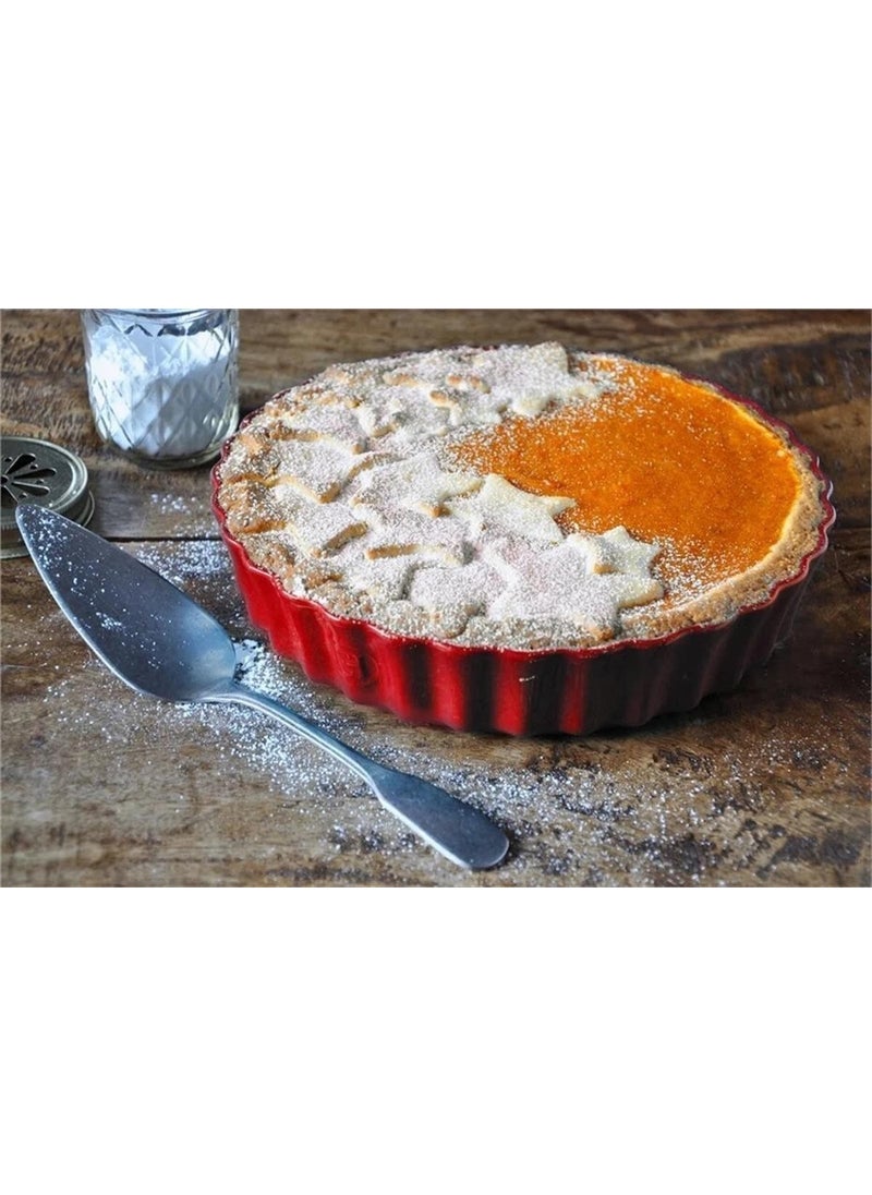 Emile Henry Tart - Pastry Baking Dish Round 24 cm Red/Burgundy  - Image 2