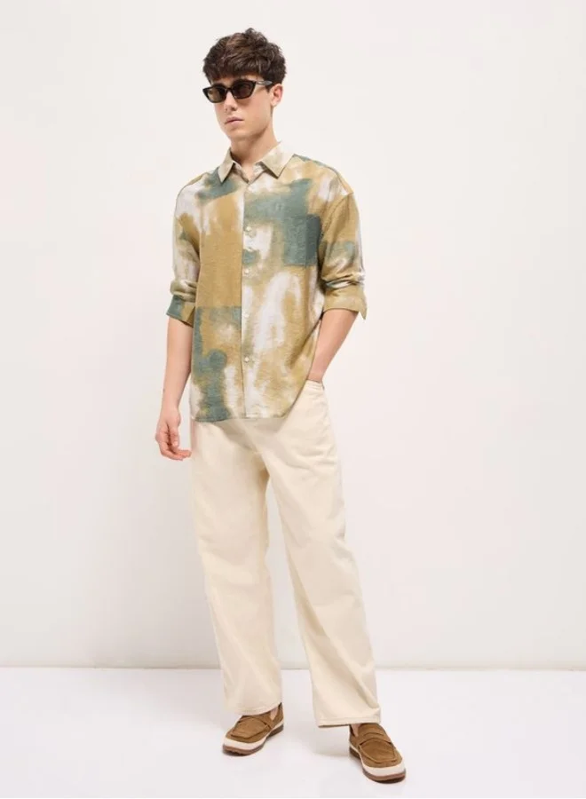 THE BEAR HOUSE Men's Shirt for Casual and Formal Wear | Classic Button-Down Style for Office, Daily Use, Travel, Events & All-Season Outfits | Versatile & Stylish Wardrobe Essential for Every Occasion