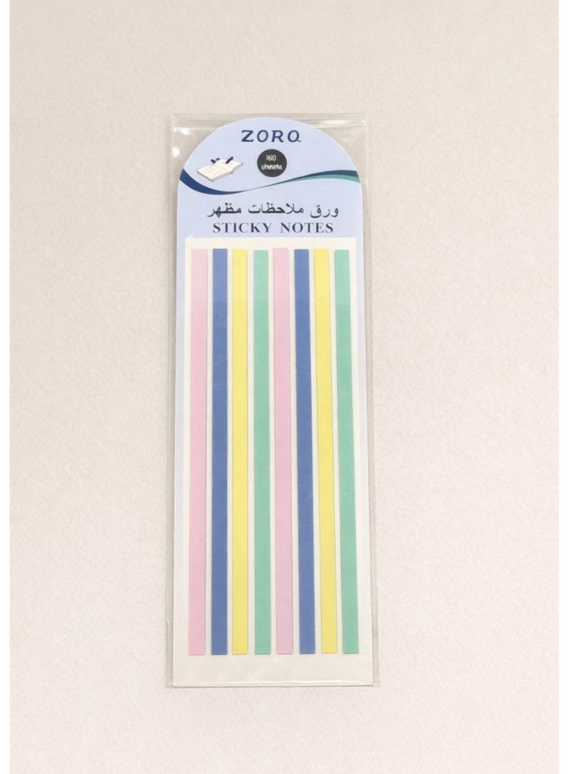160 Note Paper Stickers Appearance - Faded Soft Color Index Memo Stickers - Image 1