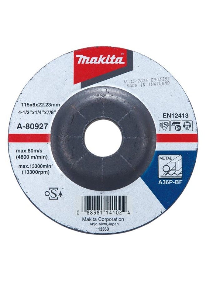 MAKITA A80927 GRINDING DISC 4.5"