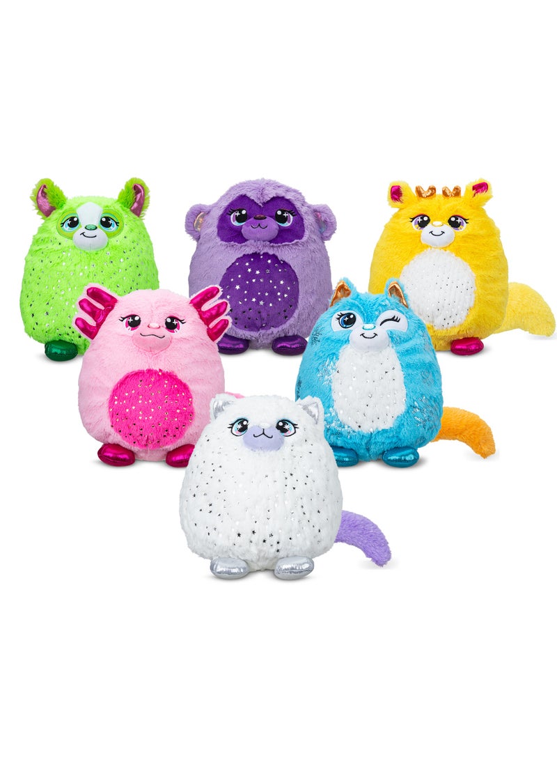 Basic Fun Misfittens Gemstones Themed Plush, Assorted 1 Piece (Style May Vary) | Plush Toy | Soft Toy Gift for Kids - Image 1
