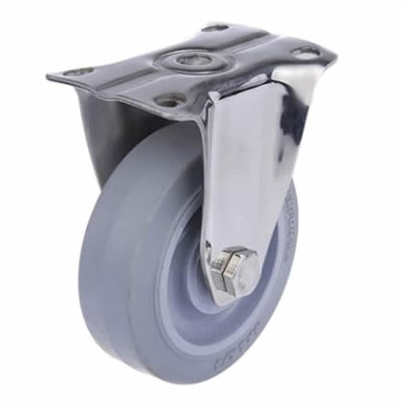 4 Inch Directional 304 Stainless Steel Industrial Caster Wheels Polyurethane PU Mute Rust Proof - Image 1
