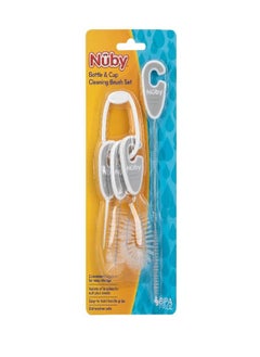 Nuby Nuby Bottle and Cup All Around Cleaning Brush Set, Cleans Straw, Spout, Nipple, Lids, and Hard to Reach Areas  - Image 2