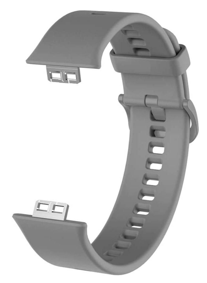 Replacement Silicone Band compatible with Huawei Fit Watch, solid color bands - Image 1