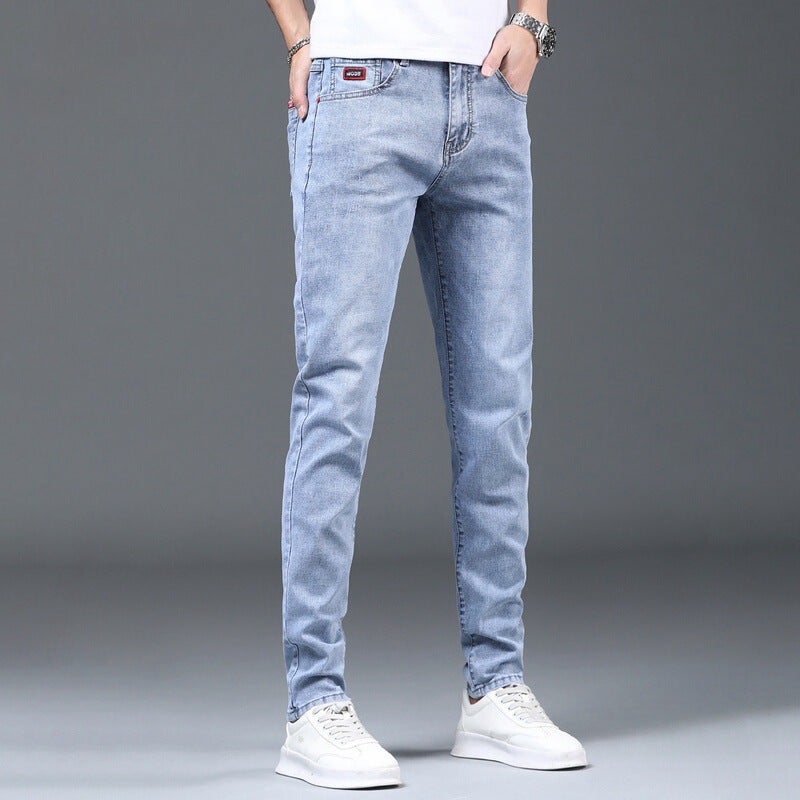 Unisex Classic Denim Jeans Loose Fit Daily Outdoor Wear - Image 3