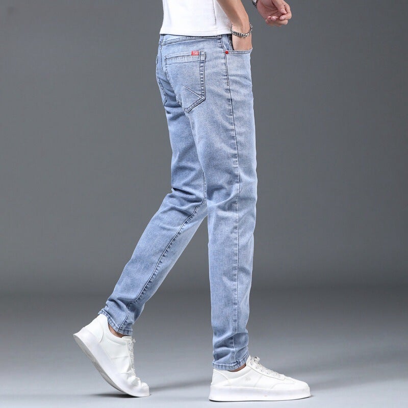 Unisex Classic Denim Jeans Loose Fit Daily Outdoor Wear - Image 2