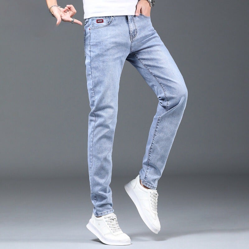 Unisex Classic Denim Jeans Loose Fit Daily Outdoor Wear - Image 5
