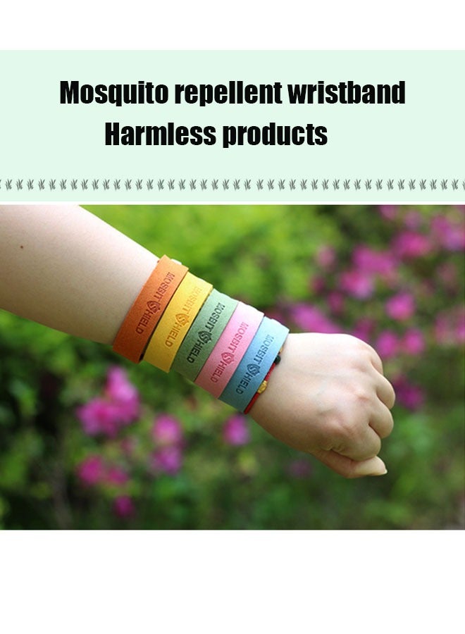 ZVEV 5-Piece Outdoor Insect Repellent Bracelet，Waterproof Outdoor Bug Repellent Wristbands Safe for Adults and Kids - Image 2