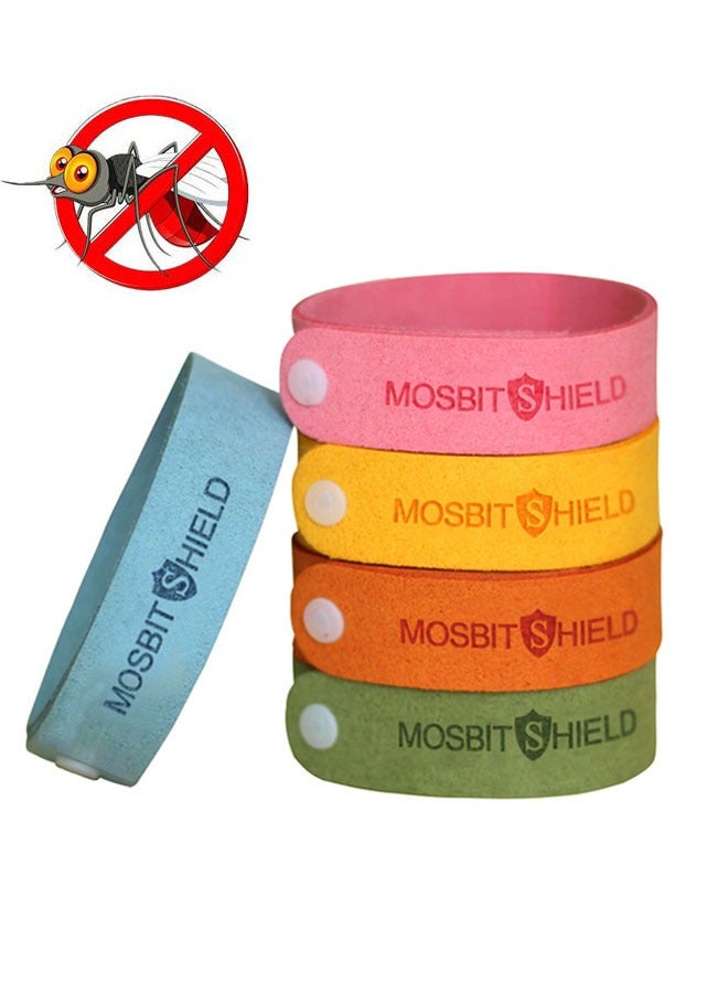 ZVEV 5-Piece Outdoor Insect Repellent Bracelet，Waterproof Outdoor Bug Repellent Wristbands Safe for Adults and Kids - Image 1