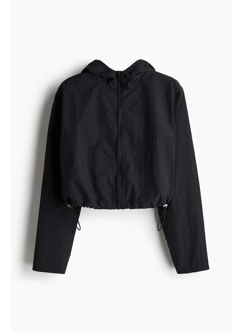 اتش اند ام Short nylon windbreaker