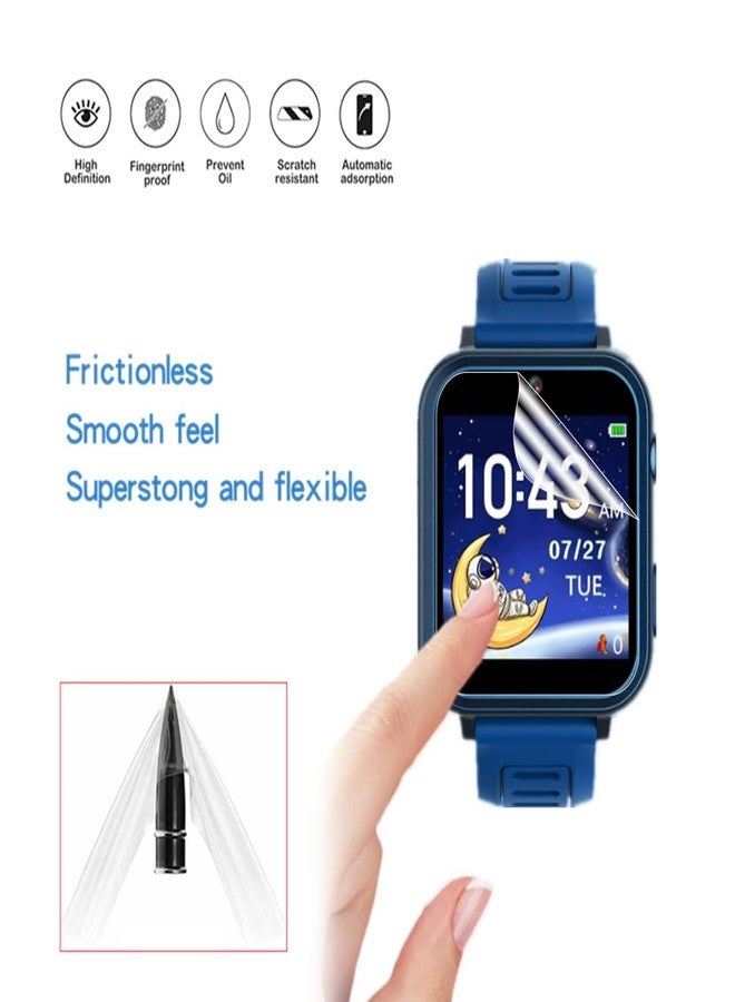 MIHENCE Screen Protector for S16 1.54 Inches Smart Watch, HD PET Protective Film Compatible for Phyulls S16 Smart Watch [6PCS] - Image 4