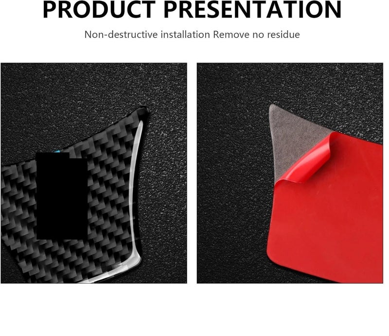 Yurefax Carbon Steering Wheel Trim Cover for BMW - Image 4
