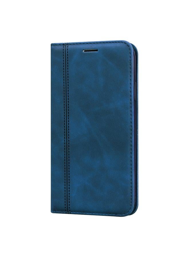 S-TOP Case For Samsung Galaxy A73 5G Frosted Business Magnetic Horizontal Flip PU Phone Case - Image 2