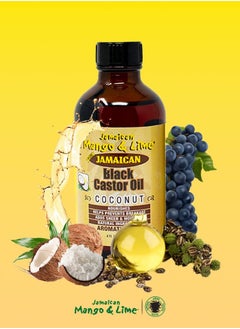 Jamaican Mango & Lime Jamaican Mango Black Castor Oil, Coconut, 4 Ounce8  - Image 4