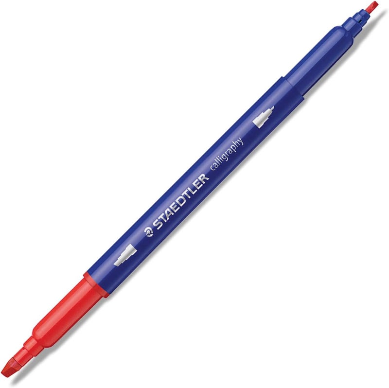 Staedtler Double-Ended Calligraphy Pens - Pack of 12 in Assorted Colors - Image 2