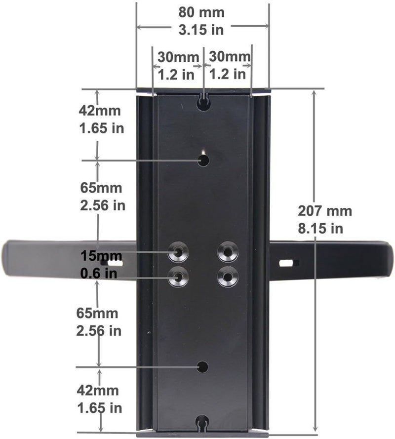 VideoSecu DVD DVR VCR Wall Mount Bracket for DVD Player DDS Receiver Blu-Ray Media VCR Stereo Cable Box - Adjustable Electronic Component Shelf Holder 1XU - Image 4