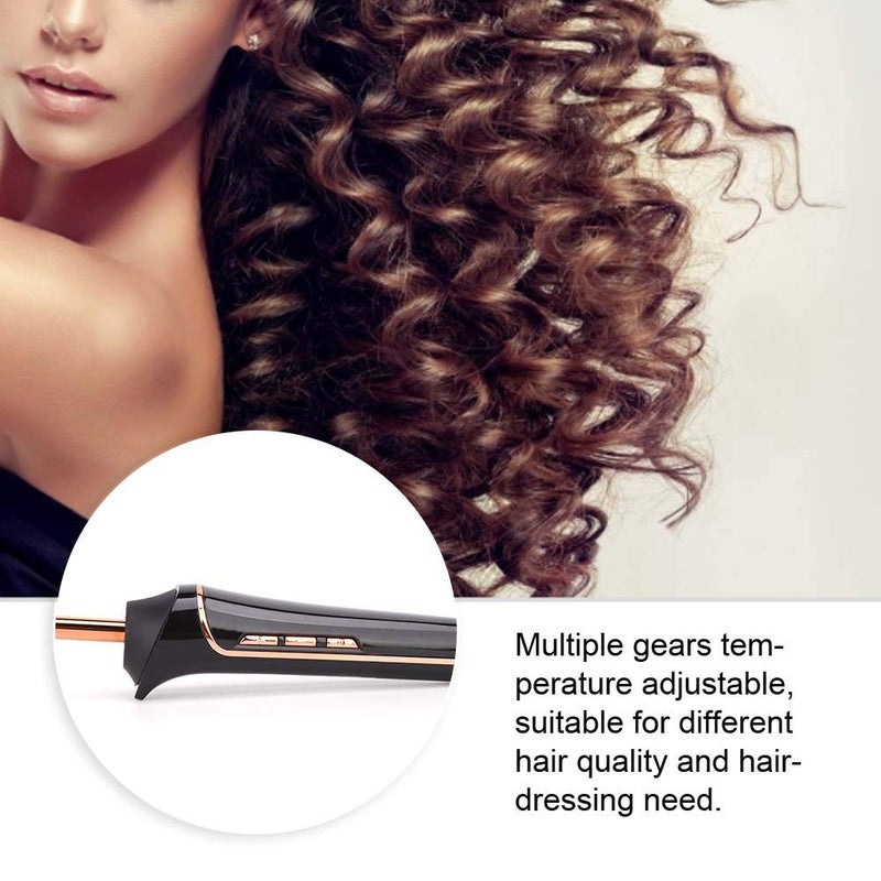 klarako Tourmaline Ceramic Curling Wand, Curling Iron Hair Curler with Ceramic Coating Barrel,Professional Curling Wand Household Electric Hair Curler Curling Iron Hairdressing Styling Tool(US) Us - Image 2