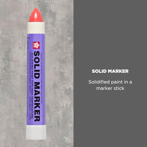 SAKURA SOLID MARKER SAKURA Solidified Paint Solid Marker, 14 to 392 Degrees F, Red (46583) - Image 2