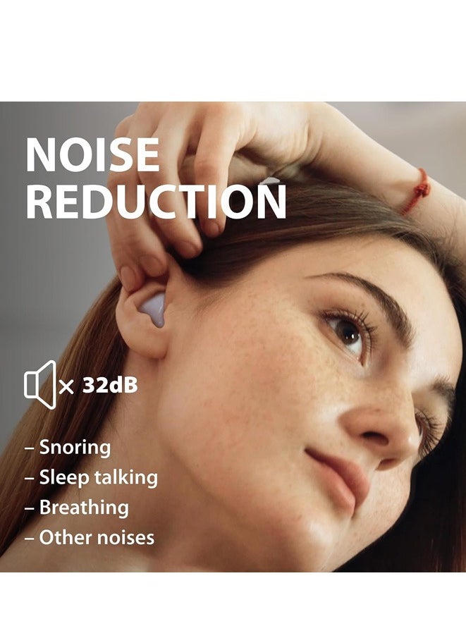 Muyixin 3Pair Silicone Wax Earplugs Gel Ear Plugs for Sleeping and Swimming for Noise Cancelling Ear Protection Sleeping Earplugs with Sound Blocking 32 Db  - Image 5