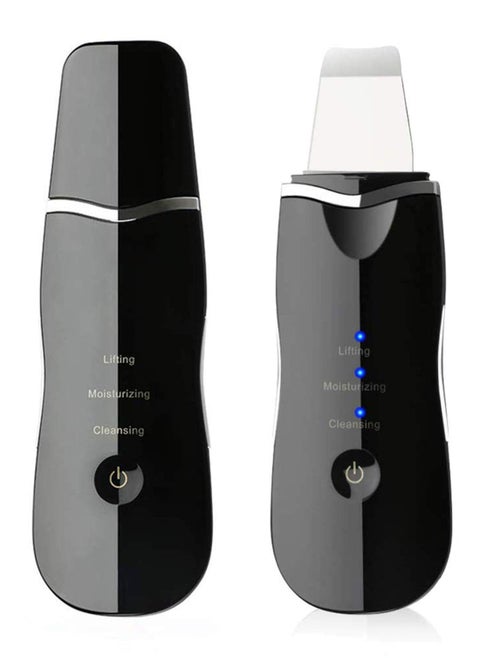 Ultrasonic Skin Facial Scrubber Face Spatula Deep Cleaning Skin Dirt Blackhead Remover Reduce Wrinkles and Spot Facial Lifting Peeling Beauty Device Tool