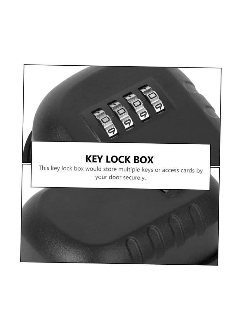 GGOOT 1pc Box Password Key Box Digital Safe Key Box with Code Key Storage Lock Box Real Estate Lock Box Wall Key Box Key Storage Box Sturdy Lock Case Wall-mounted Key Box House Key Box  - Image 3