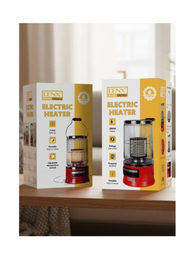 Denx 2000W portable electric heater with stainless steel switch - Image 5