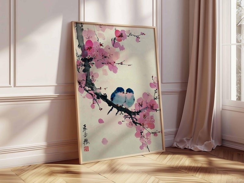 TNESSENTIAL Cherry Blossom Poster, Sakura Wall Art, Japan Poster, Floral Print, Japanese Tree Decor, Nature Art Gift Print - Image 4