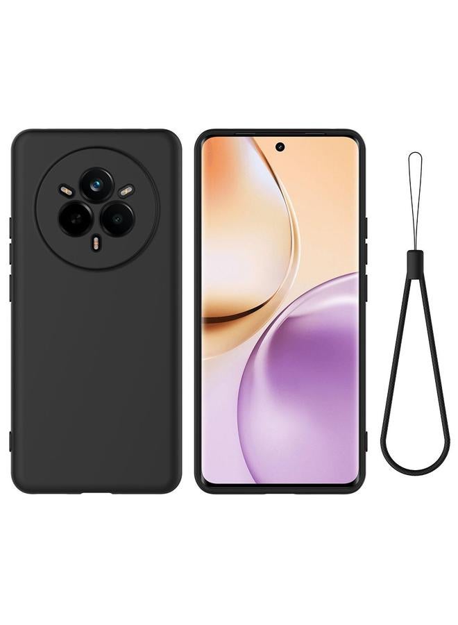 S-TOP Case For Realme 14 Pro+ Pure Color Liquid Silicone Shockproof Phone Case - Image 1