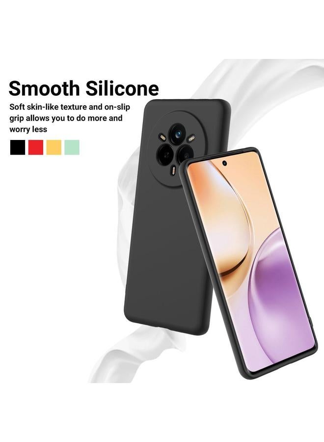 S-TOP Case For Realme 14 Pro+ Pure Color Liquid Silicone Shockproof Phone Case - Image 3