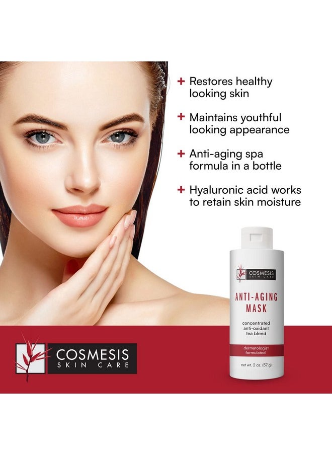 Cosmesis Skin Care Anti-Aging Mask: Revitalize Your Skin with 2oz Spa Formula of Hyaluronic Acid & Antioxidants - Minimizes Creases & Restores Healthy Texture - Cosmesis  - Image 3