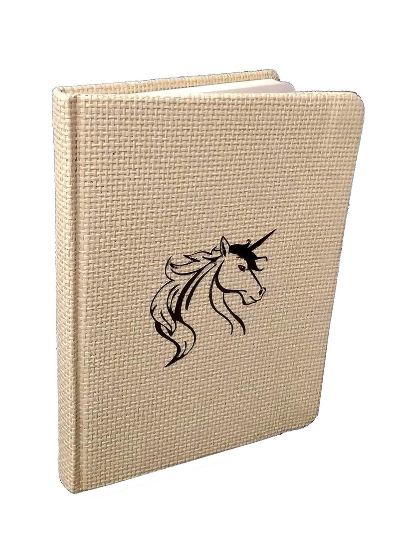 SHREE TECHNESH ® Unicorn Diary with Bookmark for Girls and Boys (Cream) - Image 2