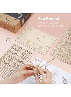 Rolife 3D Wooden Puzzle For Adultsmechanical Diy Crafts Kits For Kidsferris Wheels Music Model Kits To Buildbrain Teaser Puzzles For Boys And Girls  - Image 4