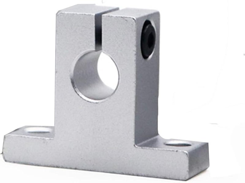 4 قطع دليل محمل خطي دعم عمود 20 ملم لآلة الطحن CNC طابعة ثلاثية الأبعاد - Image 1