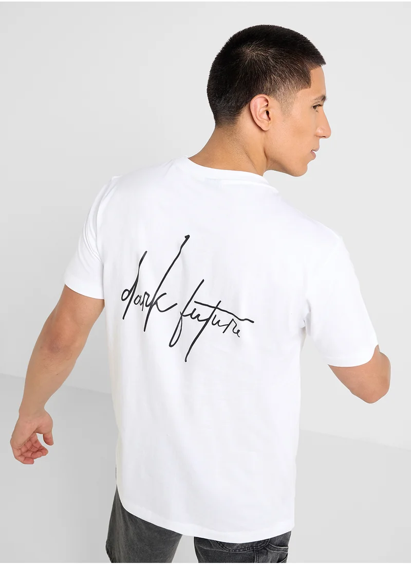 Seventy Five Basics Printed T-Shirt