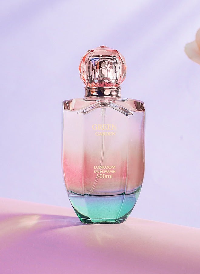 LONKOOM Green Garden EDT For Women 100ML - Image 4