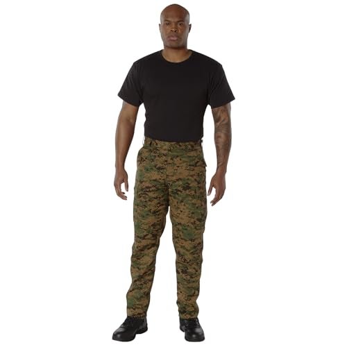 Rothco 8675 ULTRA FORCETM BDU PANT - WOODLAND DIGITAL, Large-Regular (35-39" W X 29 1/2-32 1/2" L) - Image 4