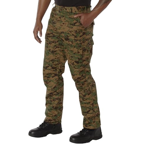 Rothco 8675 ULTRA FORCETM BDU PANT - WOODLAND DIGITAL, Large-Regular (35-39" W X 29 1/2-32 1/2" L) - Image 1