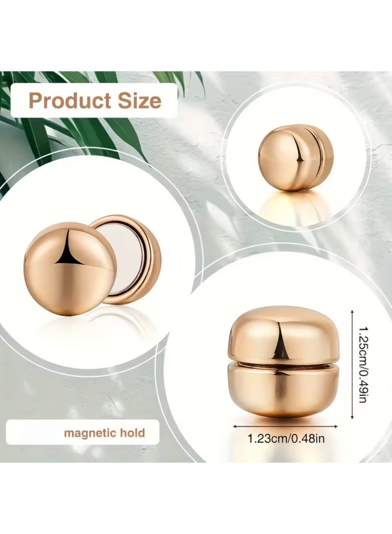 ZedAura Strong Magnetic Hijab Clips & Pins, 8 Pack Powerful Hijab Magnets Multi-Use Pinless Hijab Magnetic Pins, Colorful Magnet Pins Scarf Magnetic Pin No-Snag Brooch Clasp for Clothes Dress Scarves, Women, Durable Headscarf & Turban Fasteners, Stylish Clothing Accessory Set - Image 3