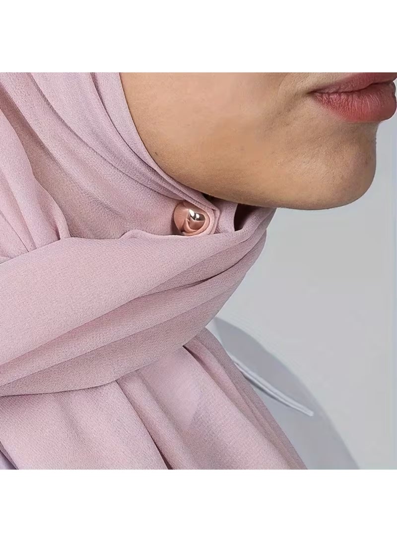 ZedAura Strong Magnetic Hijab Clips & Pins, 8 Pack Powerful Hijab Magnets Multi-Use Pinless Hijab Magnetic Pins, Colorful Magnet Pins Scarf Magnetic Pin No-Snag Brooch Clasp for Clothes Dress Scarves, Women, Durable Headscarf & Turban Fasteners, Stylish Clothing Accessory Set - Image 2