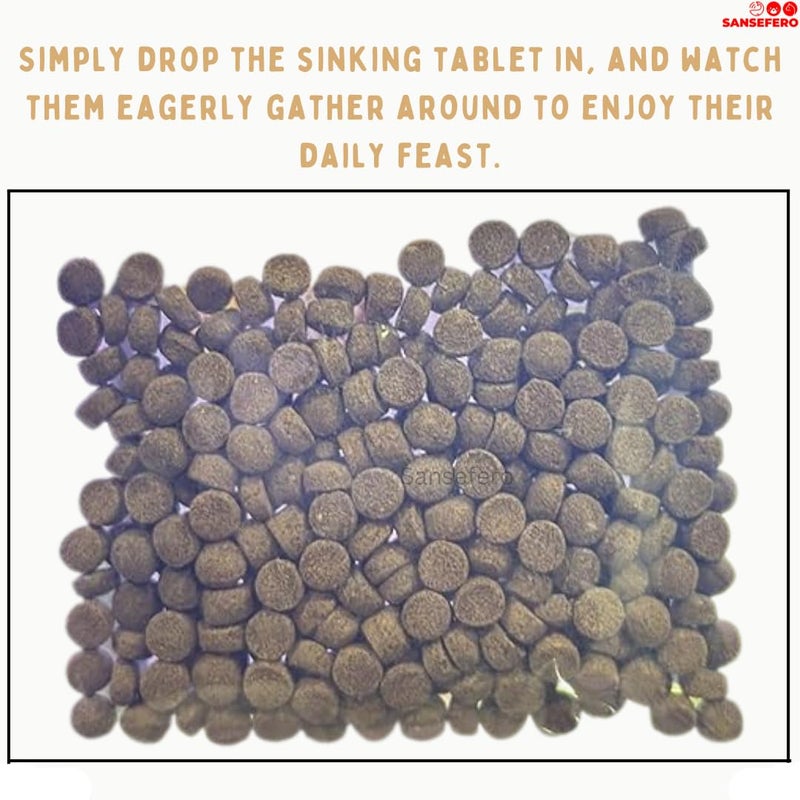 SANSEFERO Premier Plants Bottom Tablet Fish Feeder Tablet Feed for Plecos, Shrimps, Lobster, Crabs, Cray Fish and Lobster All Life Stages (30 Gram) - Image 4