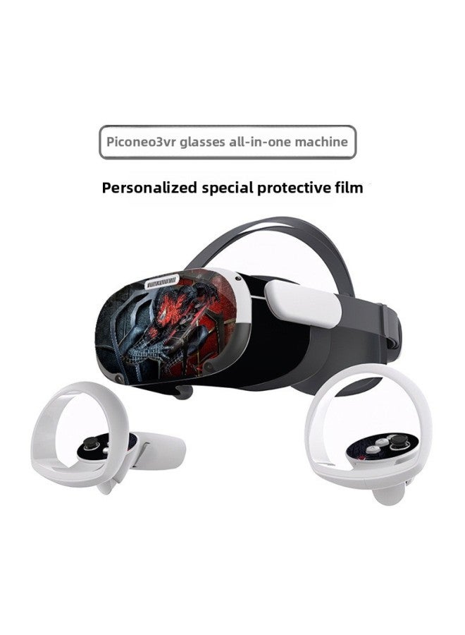 عام ينطبق على PICO NEO 3 Game Machine طبقة حماية الكل في واحد مضادة للخدش، فيلم ملون VR نظارات كرتونية مقاومة للاهتراء، اللون: 015 - Image 2
