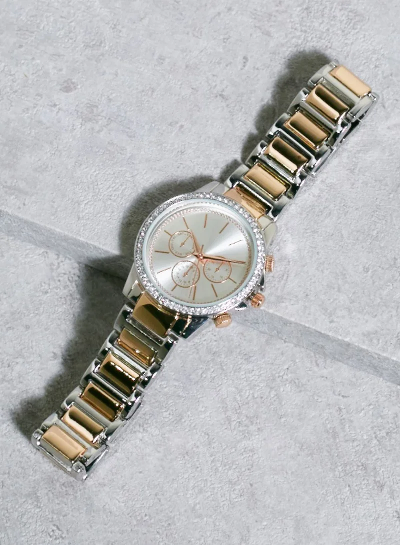 NEW LOOK Sparkle 2Tone Watch