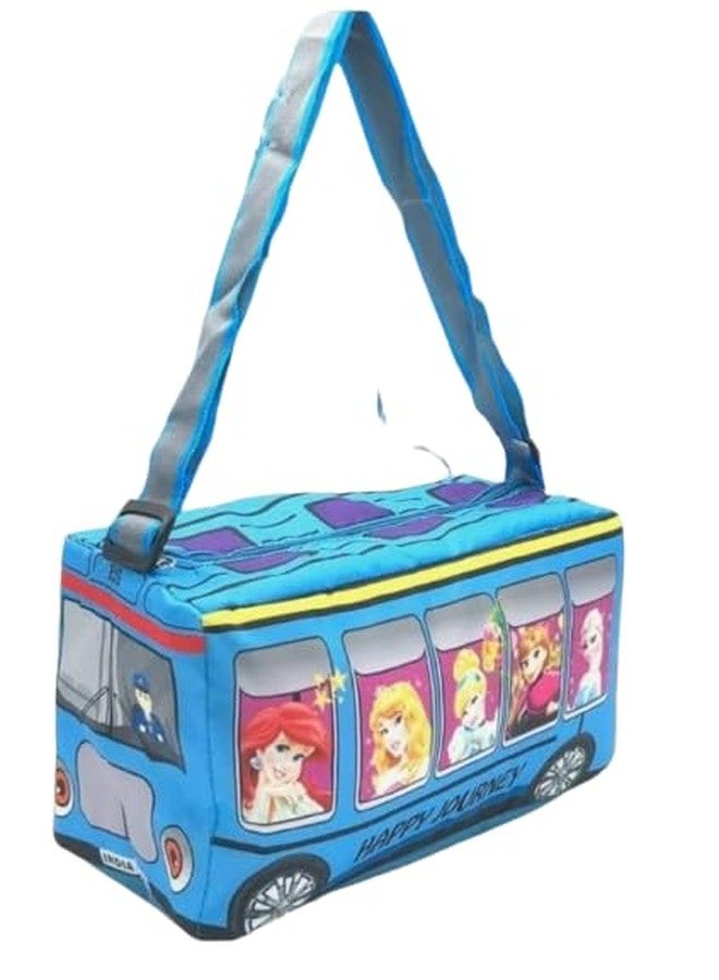 Firstdemand Kids Duffle Bag Multicolor Polyester Travel Bag for Boys Girls Lightweight Gym, Dance, Swimming, Picnic Sports Bag Stylish, Durable, Travel-Friendly Duffle for Kids (Sky Blue)