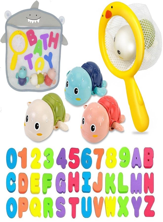 YYMHMF Bath Toys for Kids Ages 1-3 - Baby Water Table Pool Toys For Toddlers Mold Free Wind-Up Turtle Toy Bathtub Shower Toy for Infants Babies 6-12-18 Months 1 2 3 4 Year Old Girls Boys Birthday gifts - Image 1
